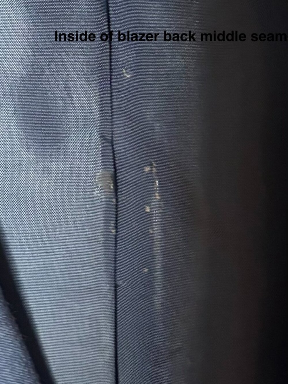 Nine West Blue Black Trim Pant Suit Set Women's Elegant Tailored Office Chic - Picture 15 of 16